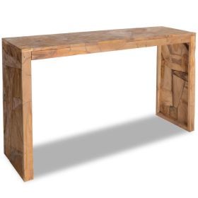 Console Table 43.3"x13.8"x29.5" Solid Teak Wood